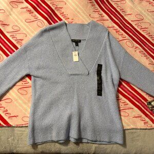 Banana Republic Women's Blue and Purple Jumper